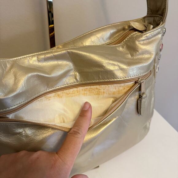 Vintage Ohh Ashley Crossbody Bag Gold - Picture 4 of 11